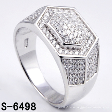 Hotsale 925 Sterling Silber Mikro Einstellung Herren Ring (S-6498)